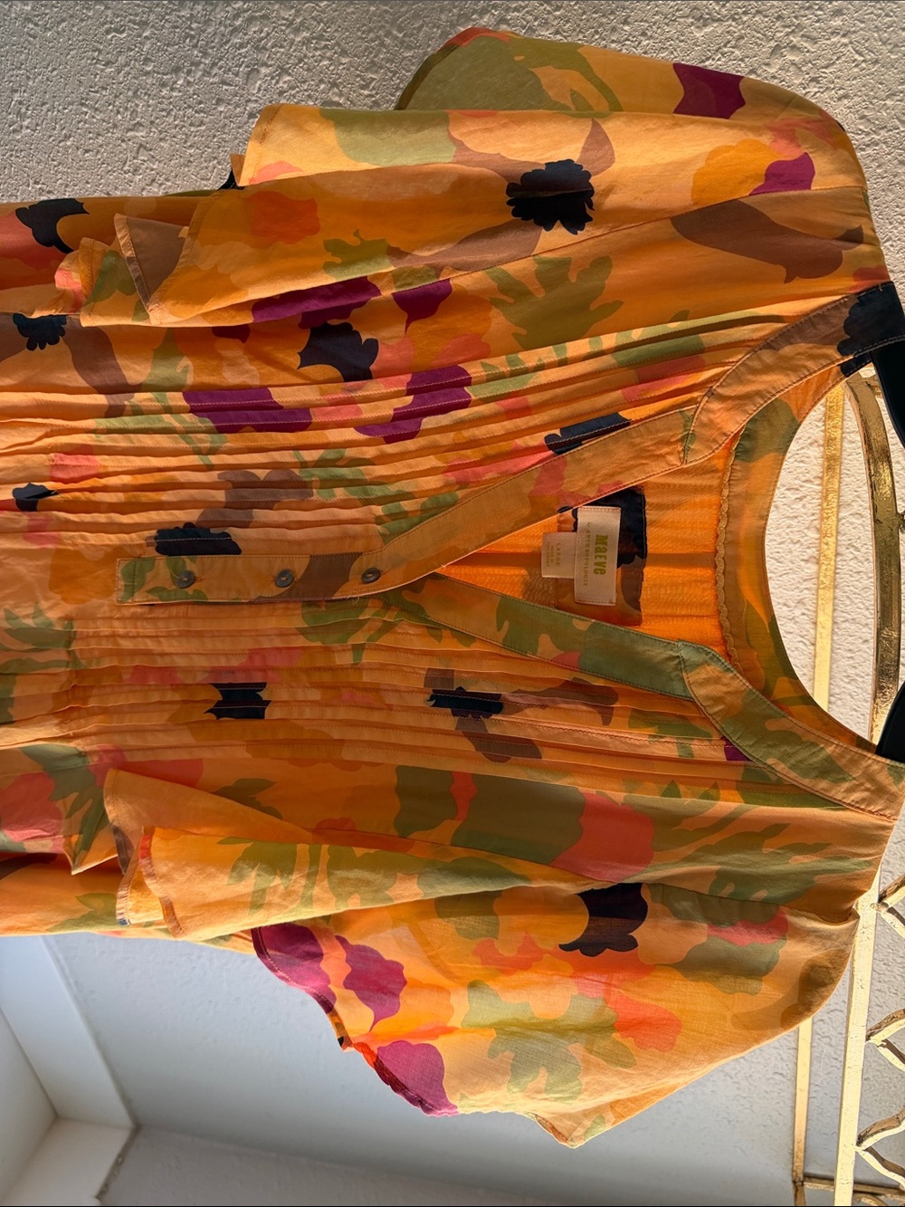 Anthropologie x Maeve Yellow Floral Dress - Picture 3 of 3
